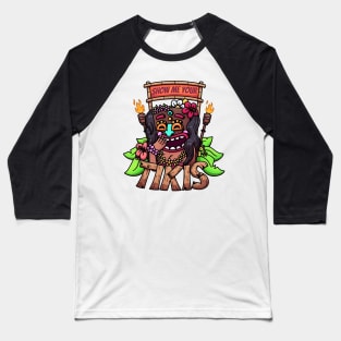 Show Me Your Tikis Baseball T-Shirt